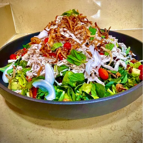 Crispy salad au poulet